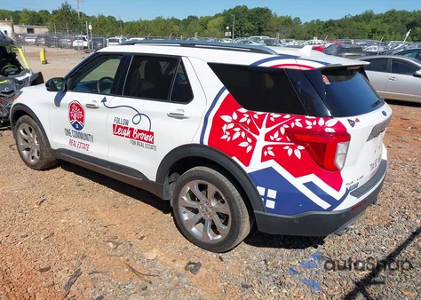 2020 Ford Explorer Platinum из США, поврежденный, VIN 1FM5K8HC2LGC74210